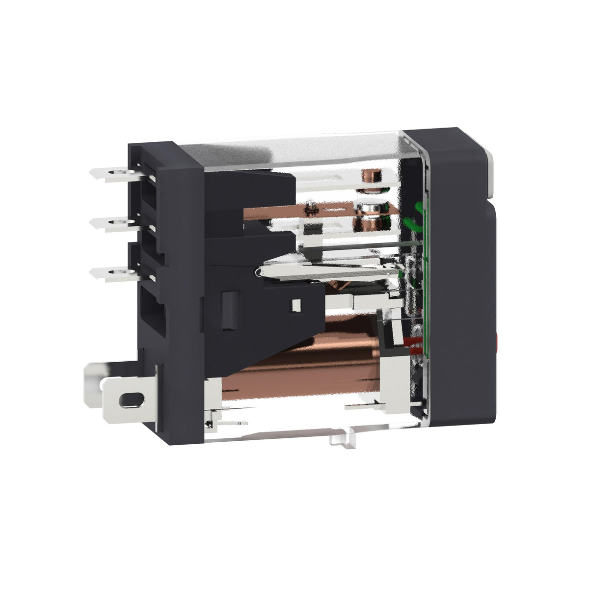 Schneider Electric RXG12P7 Relé 1Co 10A, Botón Test y Led 230Vac