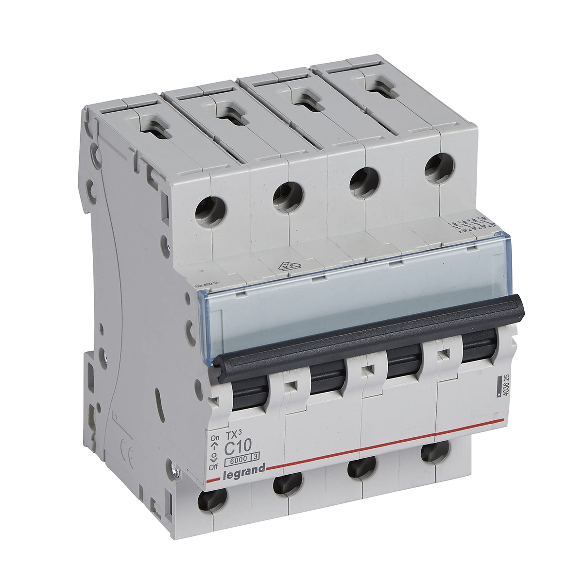 Legrand 403625 InterruptorAutomaticoTX3 4 Polos 10A