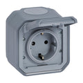 LEGRAND, Plexo New 069733L - Toma de corriente para ambientes húmedos 16 A, 250 V, IP44 - IK07