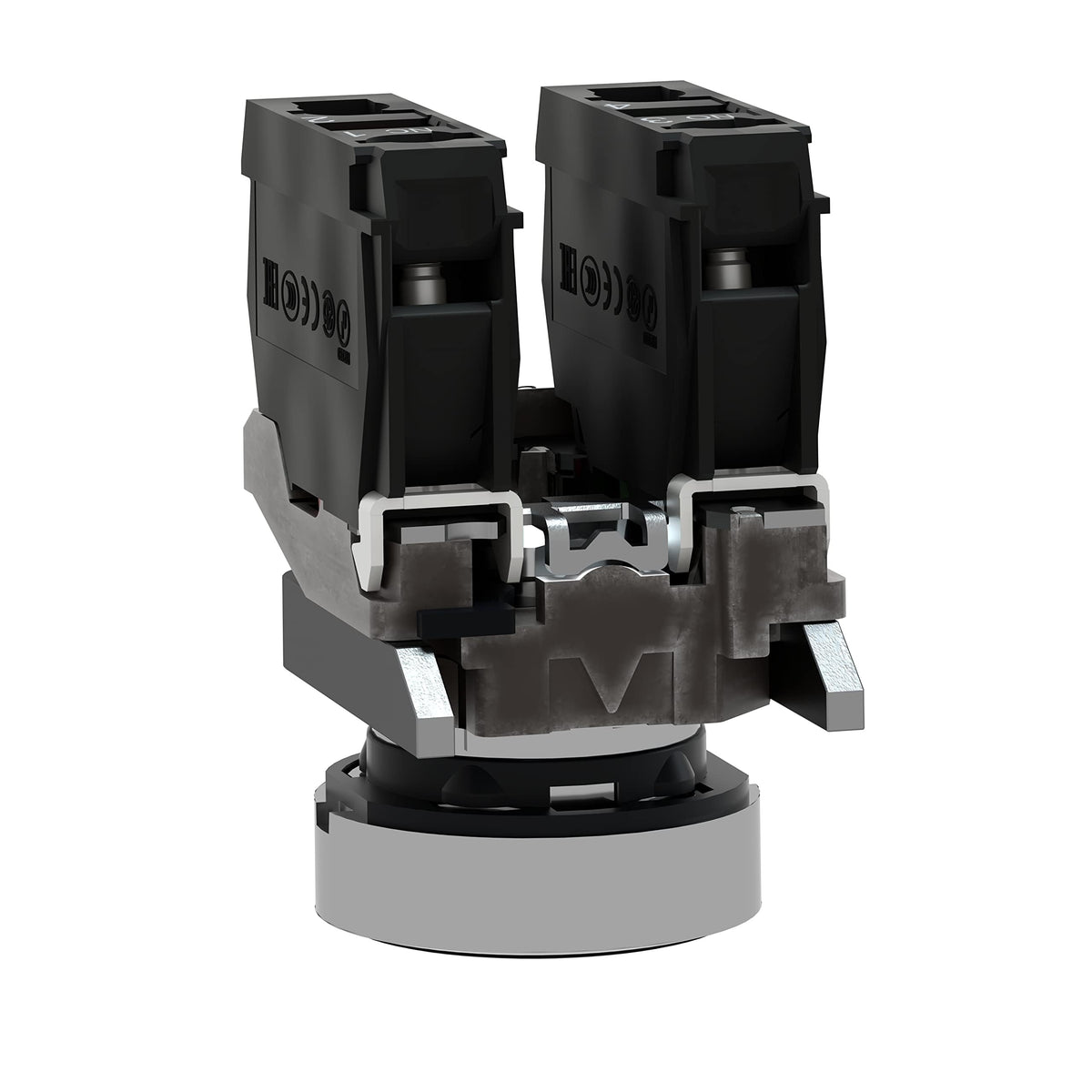 Schneider Electric XB4BA21 PULSADOR RASANTE Negro 1NA+1NC